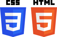 HTML5 an CSS3 logo